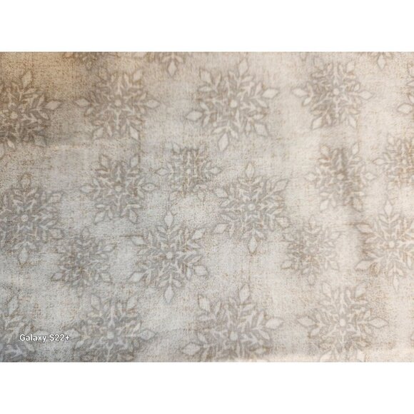 Winter Snowflake Pattern Fabric For Quilting & Crafts half yard - Picture 6 of 10